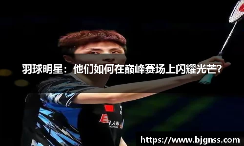 羽球明星：他们如何在巅峰赛场上闪耀光芒？